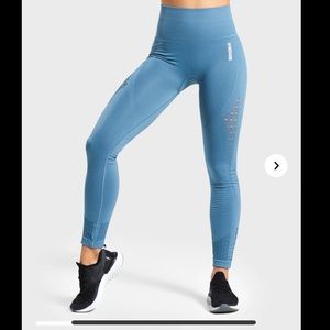 Gymshark Energy+ Seamless Leggings - Blue - Medium
